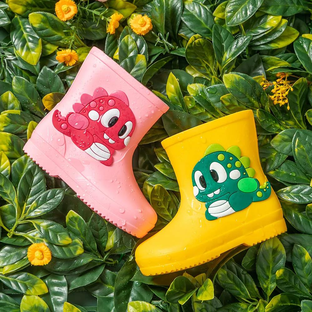 🌧️🦕 Kid's Dino Waterproof Rainboots 🦖💦