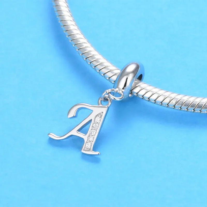 ✨ Sterling Silver 925 Diamante Initial Charms ✨