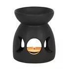 🌙✨ Black Cut Out Triple Moon Oil Burner ✨🌙