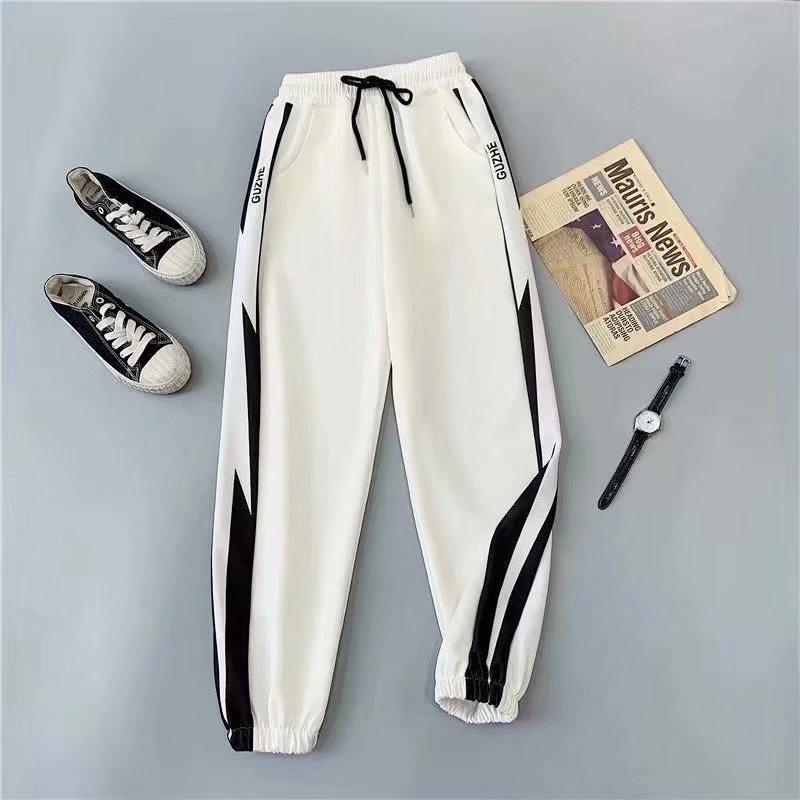 Black & White Style Tracksuit Bottoms