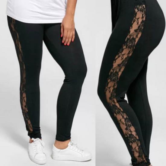 Sexy Hollow-Out Lace Leggings
