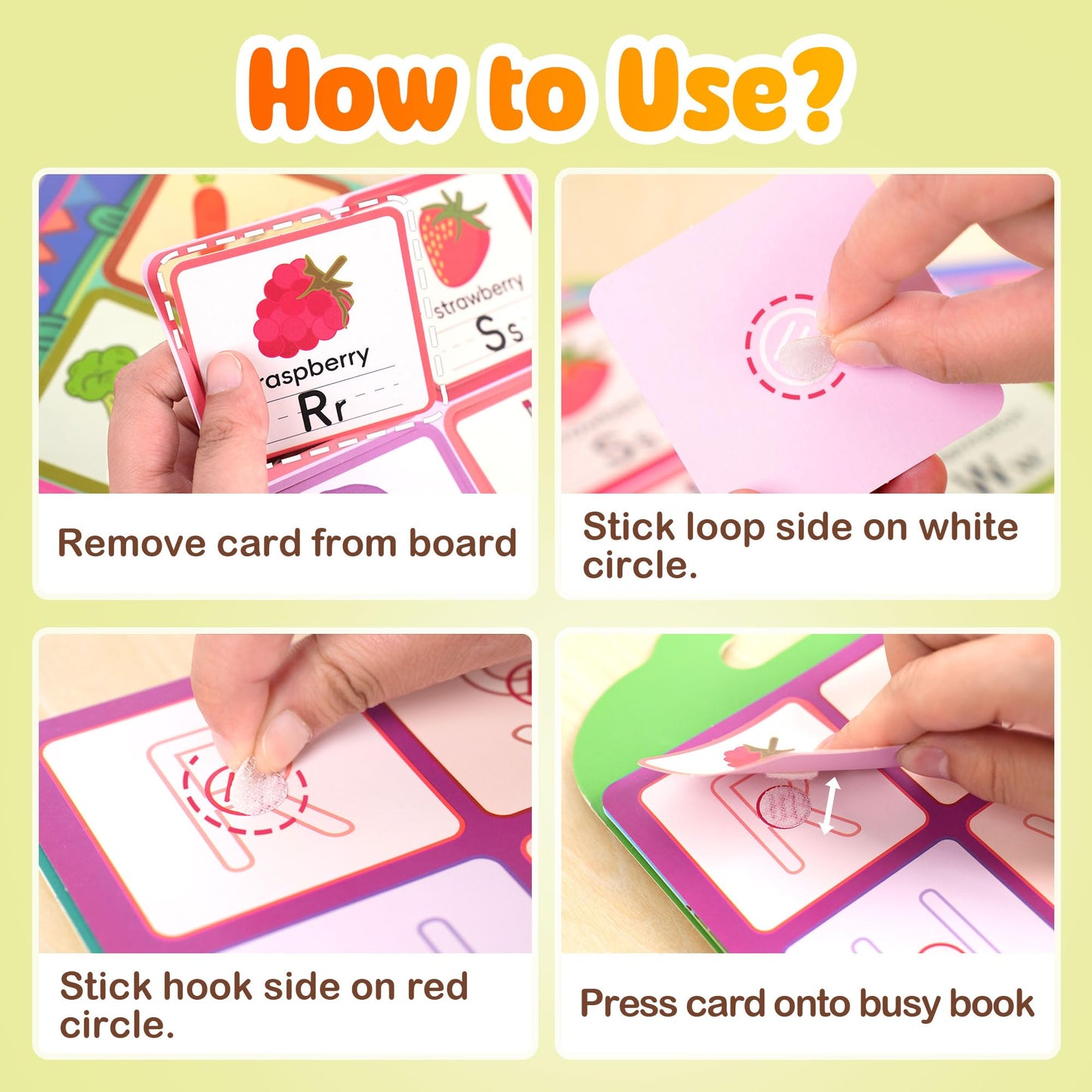 Montessori Busy Board Toddler Activity Book