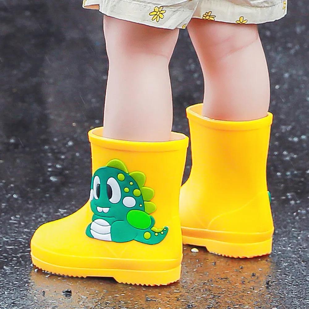 🌧️🦕 Kid's Dino Waterproof Rainboots 🦖💦