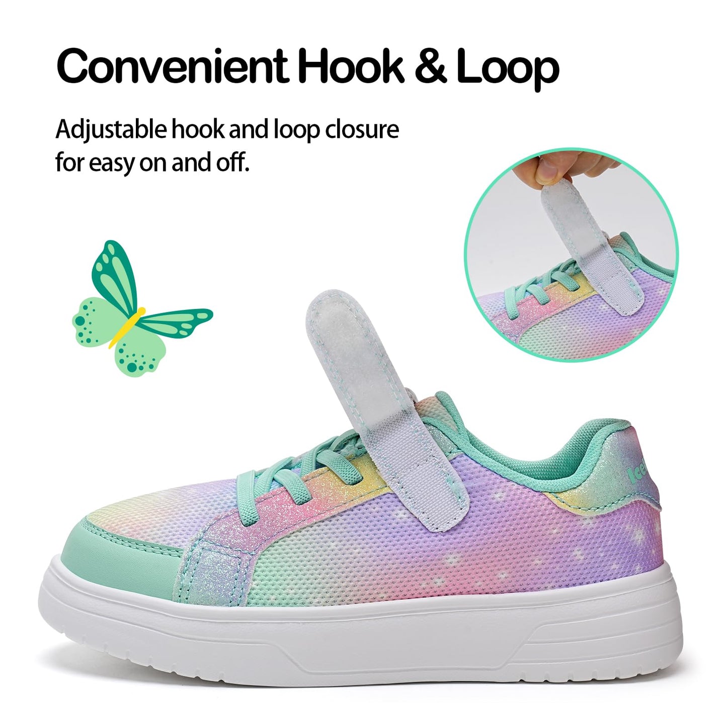Kids Rainbow Trainers - Size 11