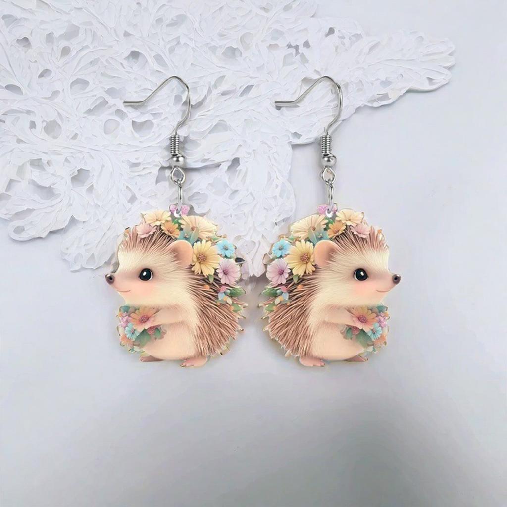🦔 Cute Lil' Hedgehog Earrings