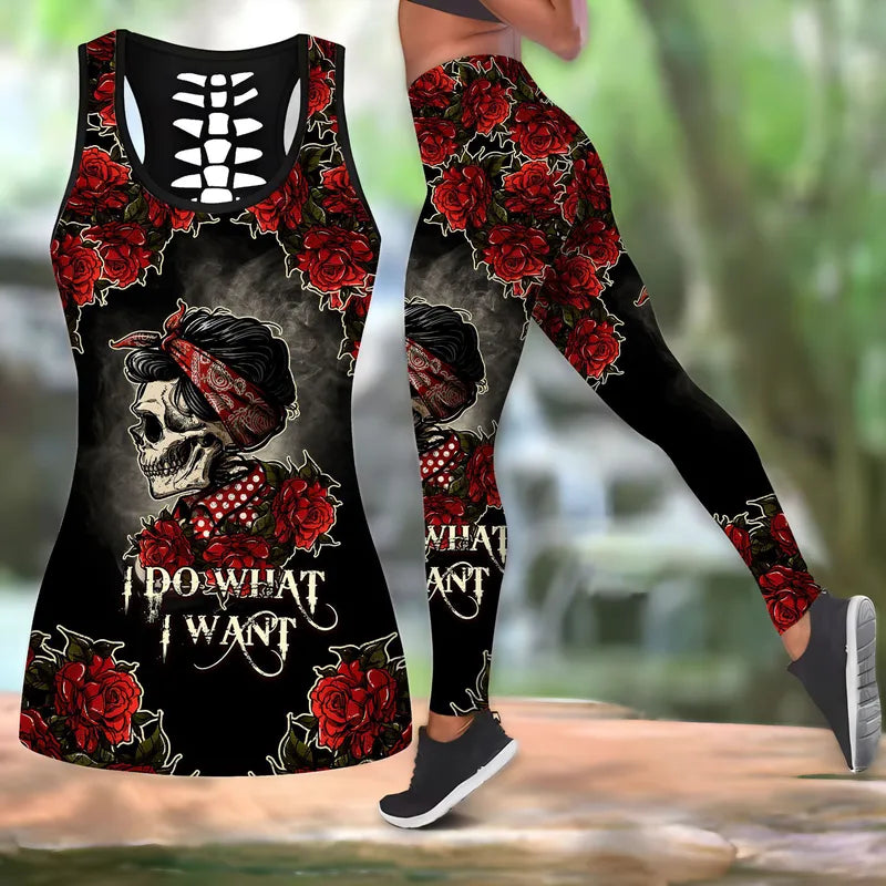 🖤🌙 Gothic 2PC Leggings Co-Ord Sets - Lolita 🌙🖤