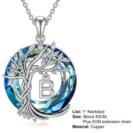 Initial Tree Of Life Necklace