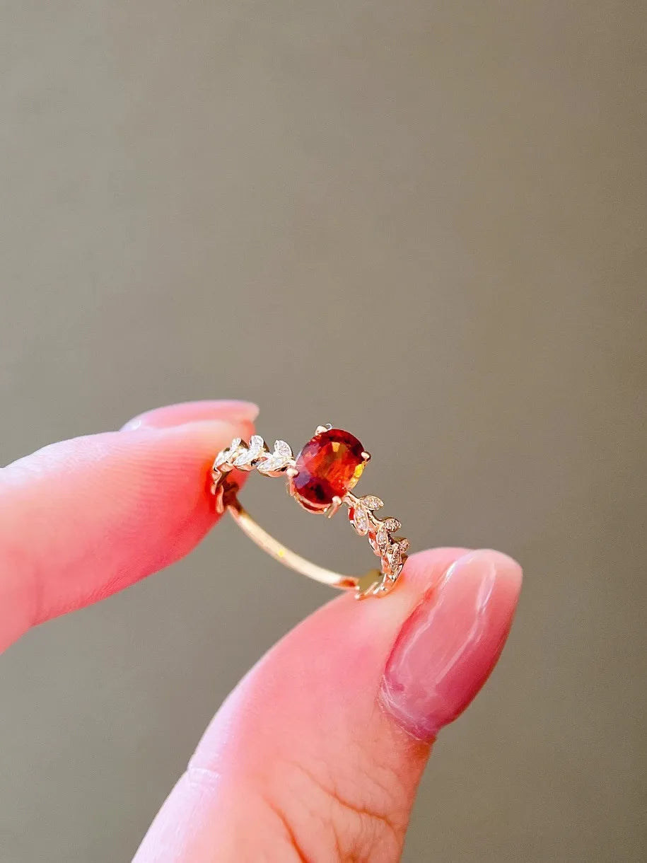 š§” Sterling Silver 925 Fanta Orange Yellow Ring š§”