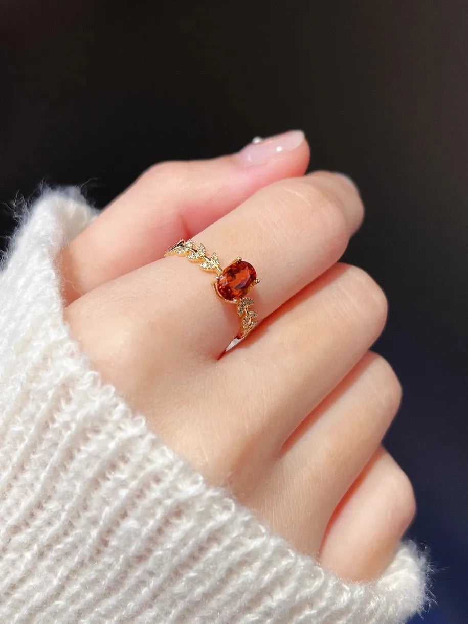 š§” Sterling Silver 925 Fanta Orange Yellow Ring š§”