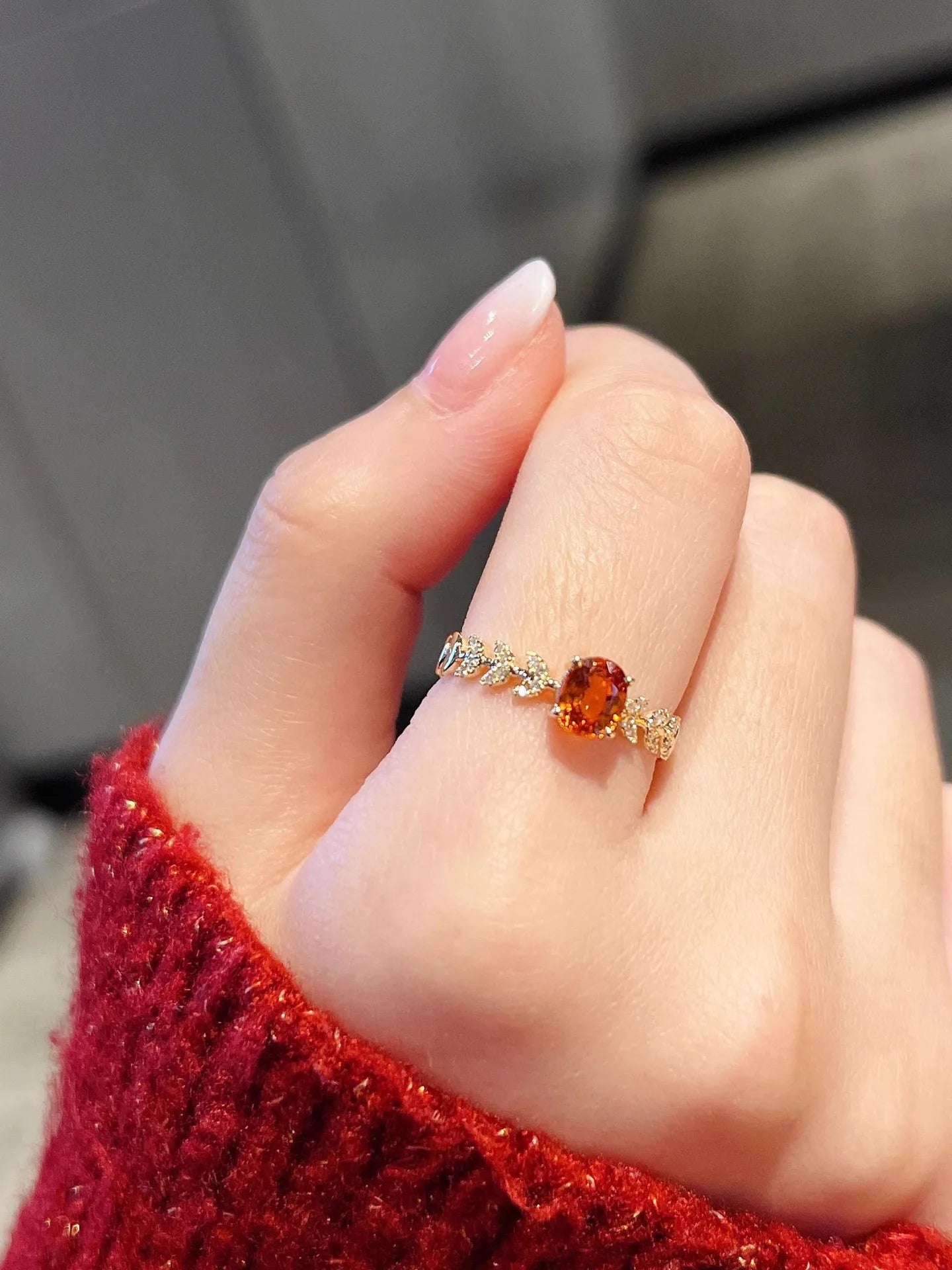 š§” Sterling Silver 925 Fanta Orange Yellow Ring š§”