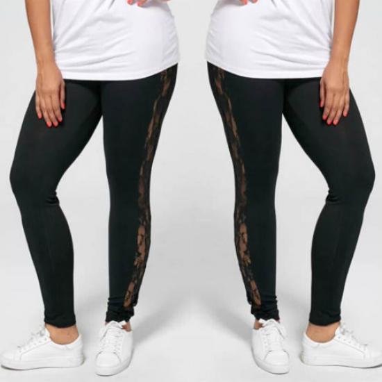 Sexy Hollow-Out Lace Leggings