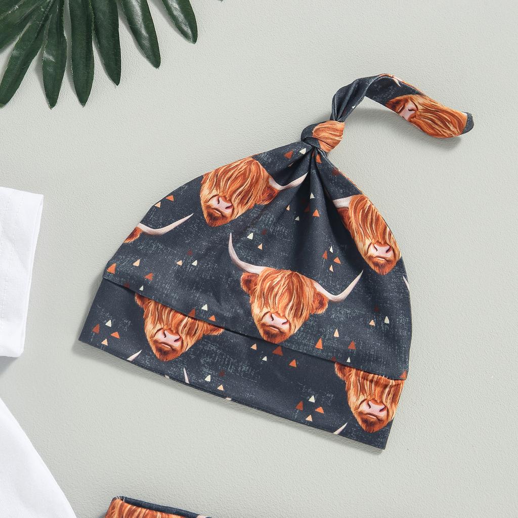 🐮 Baby Boys’ Highland Cow 3pc Set