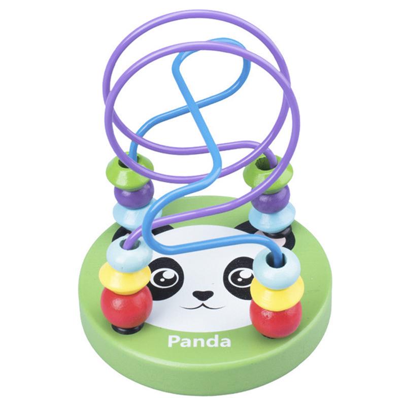 🎢 Montessori Wooden Bead Maze Roller Coaster 🎢