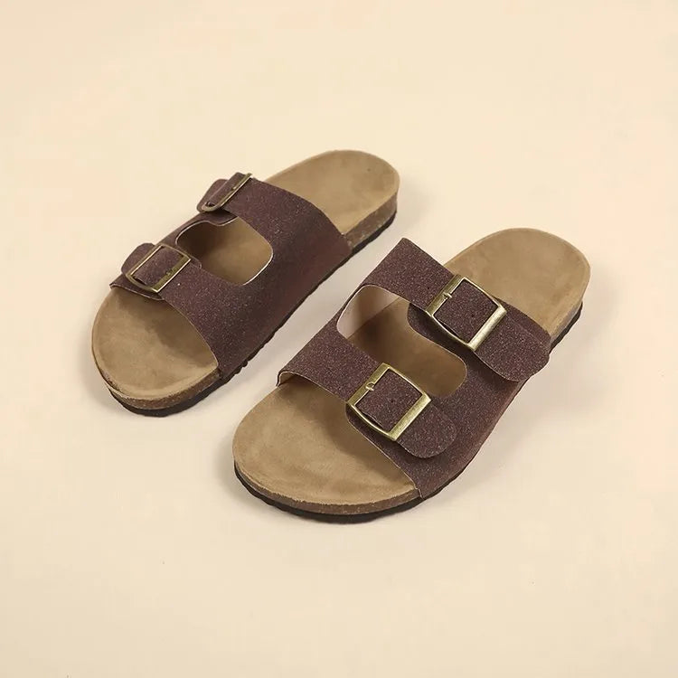 👡 Retro Cork Sliders 👡