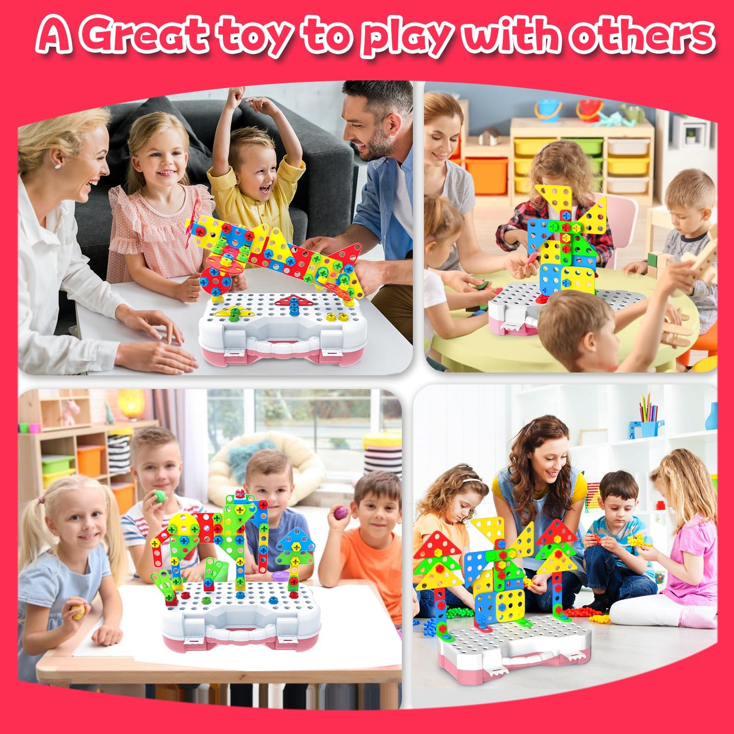 🧩🚀 240pc Building Blocks Set 🚀🧩