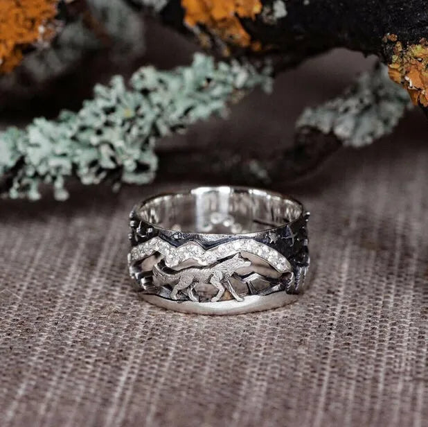 ๐บ His & Hers Wolf Rings Set ๐๏ธ