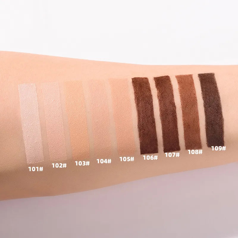 9-Colour Shades Solid Colour Foundation Cream