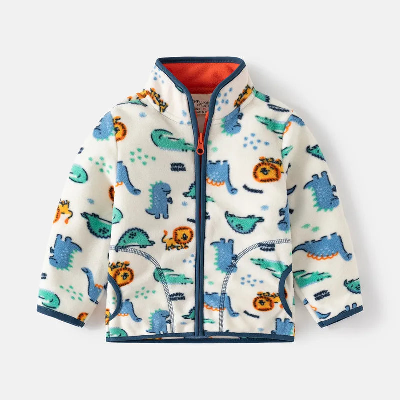 π¦ Dino Print Fleece Jackets π¦