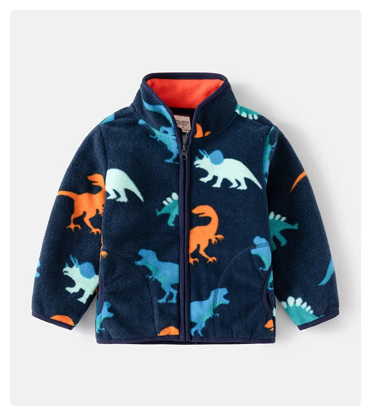 π¦ Dino Print Fleece Jackets π¦