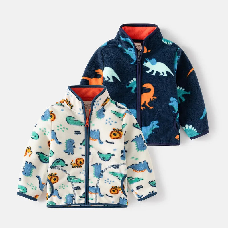 π¦ Dino Print Fleece Jackets π¦