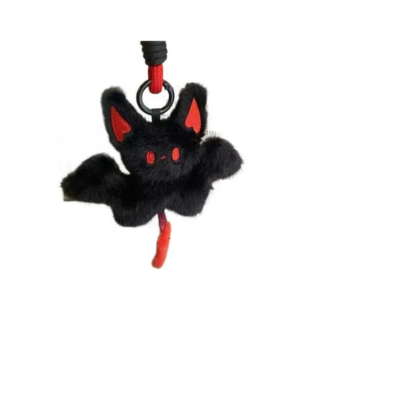 🦇👹 Demon Bat Plushie Rope Keychain Pendant 👹🦇