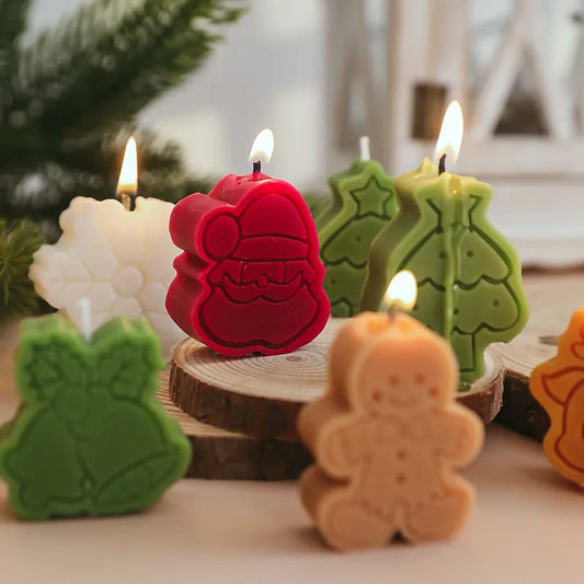 🕯️🎄 4pc English Pear Freesia Christmas Candles (2 Sets To Choose From) 🎄🕯️
