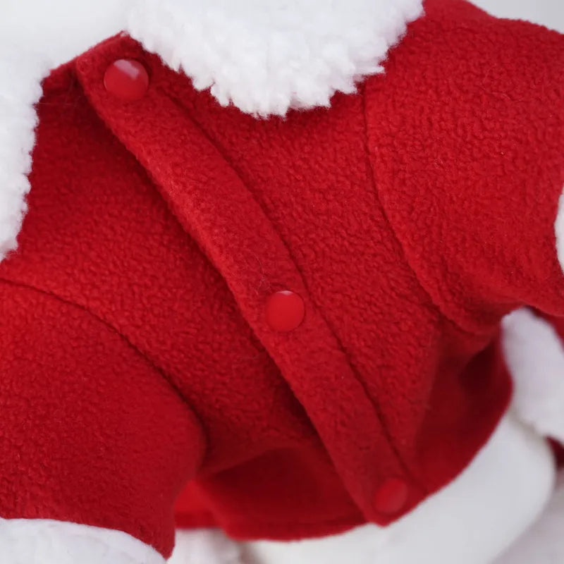 ππΎ Pet Christmas Red Dress with Bells πΎπ