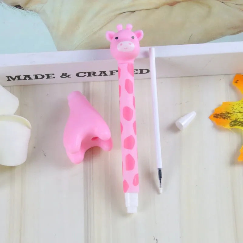 🦒 3pc 3D Giraffe Pen Set 🦒
