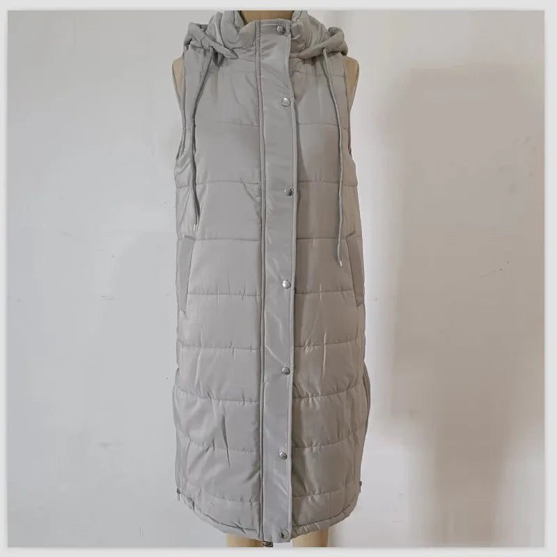 ✨ Elegant Hooded Long Body Warmer (9 Colour Choices!) ✨