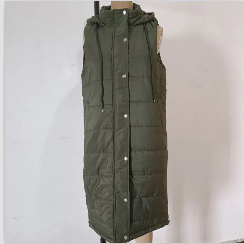 ✨ Elegant Hooded Long Body Warmer (9 Colour Choices!) ✨