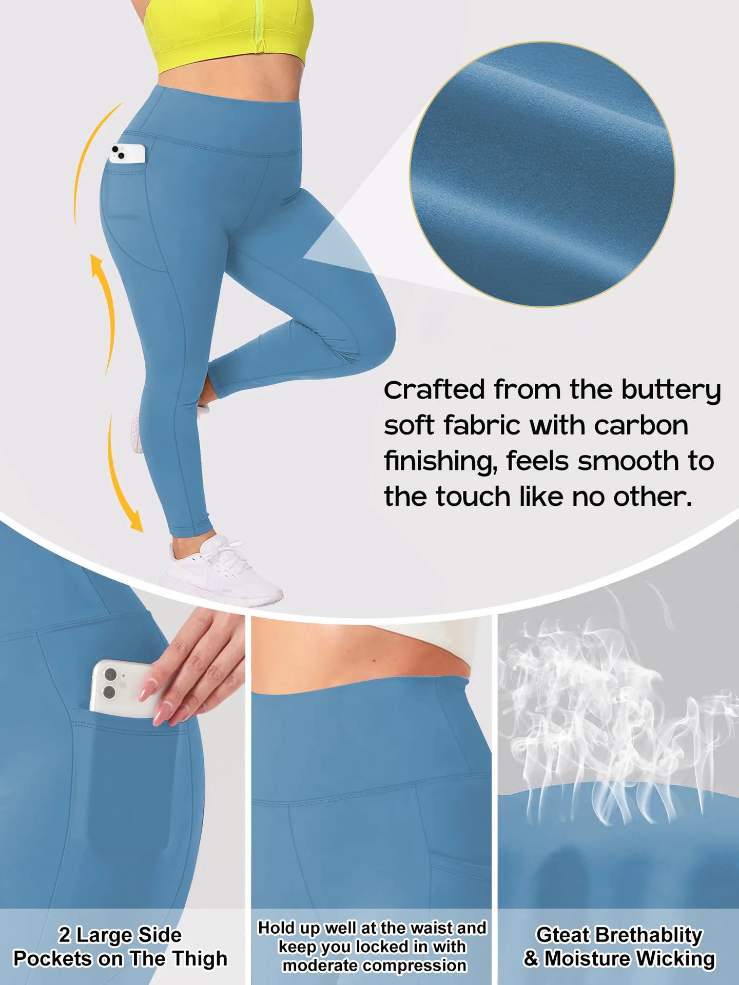 π€ High Waist Yoga Pants (6 Colour Options!) π€