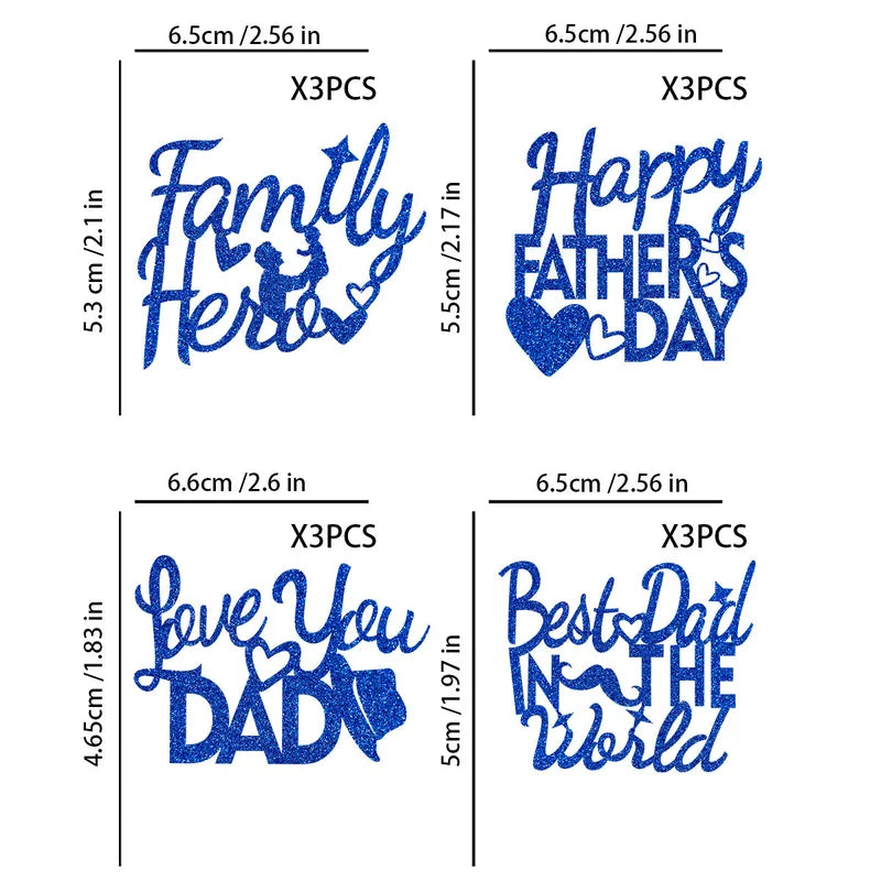 🎂 12pc Father’s Day Cake Decorating Set 🎂