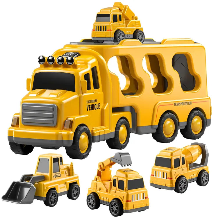 π§π 5-in-1 Construction Truck Toy Set β Friction Powered Vehicles ππ§