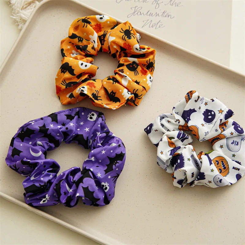 π 4pc Halloween Scrunchie & Hair Bobble Set π»