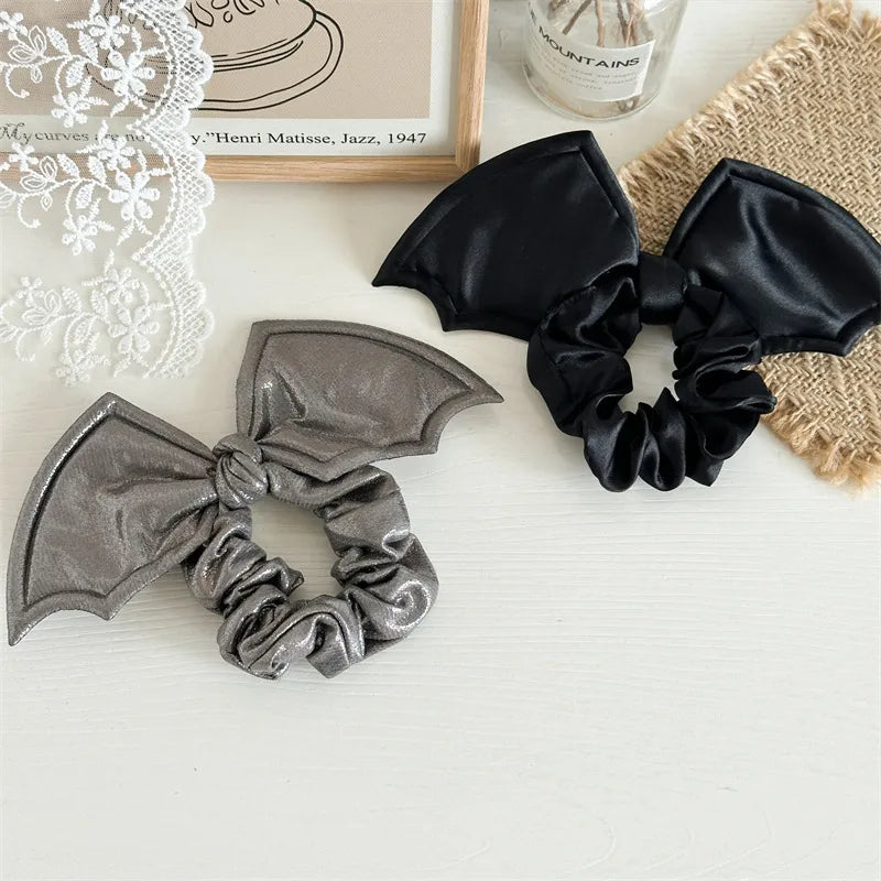🦇 3pc Bat Wing Scrunchie & Hair Bobble Set 🦇