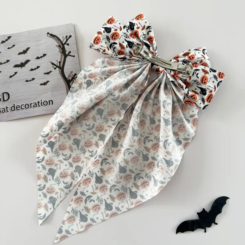 🎃 6pc Extra Large Halloween Bow Set 🕸