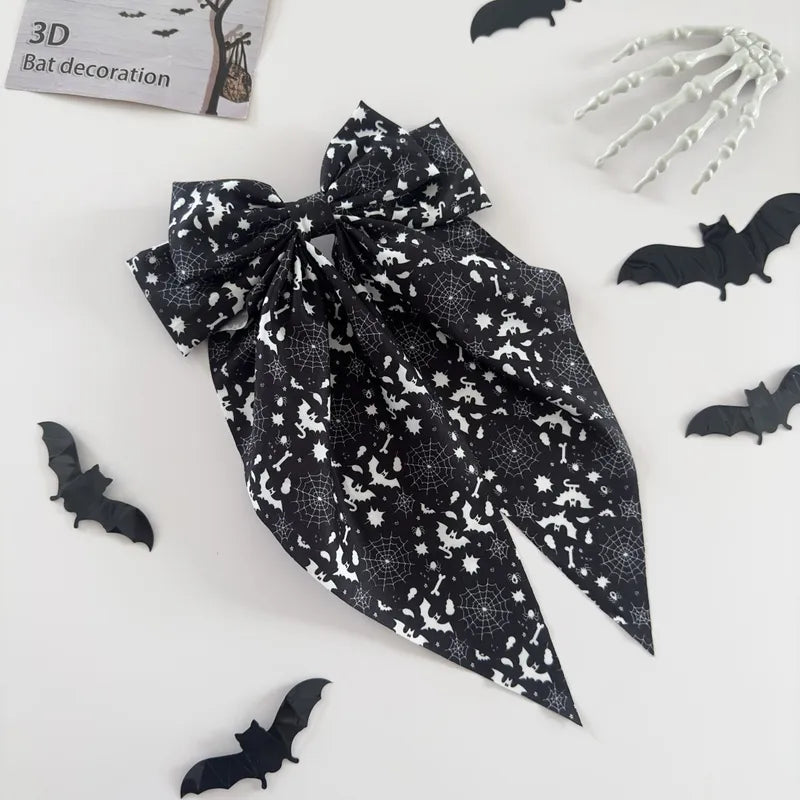 🎃 6pc Extra Large Halloween Bow Set 🕸