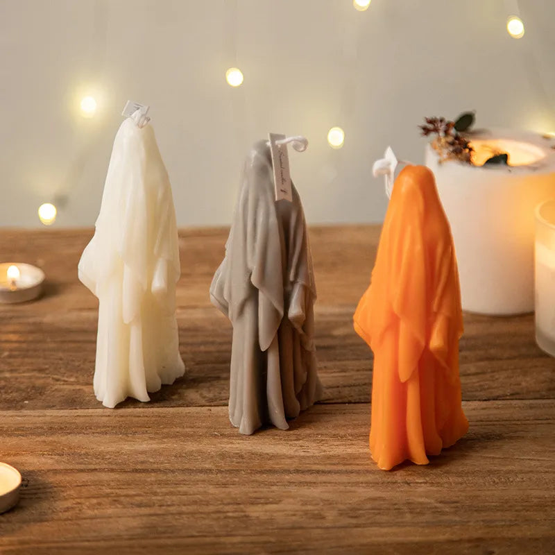 π―οΈ Halloween Simple Style Ghost Paraffin Candle π»