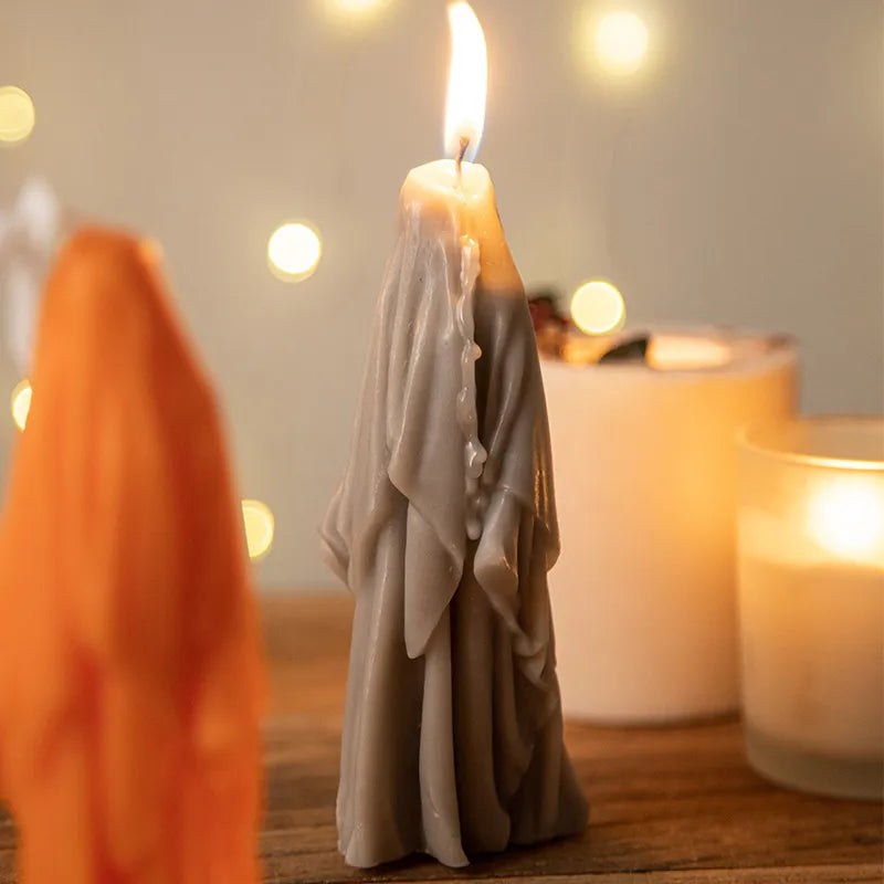 π―οΈ Halloween Simple Style Ghost Paraffin Candle π»