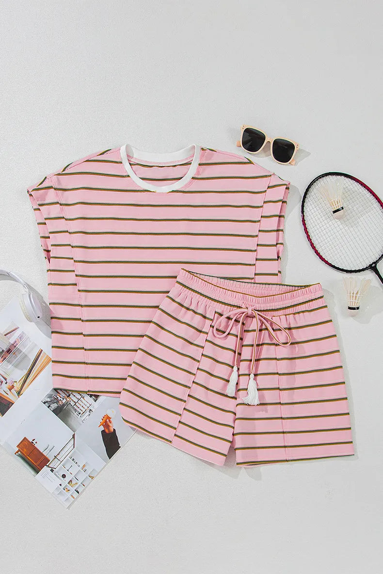 π΄ Pink Striped Co-Ord Set π΄