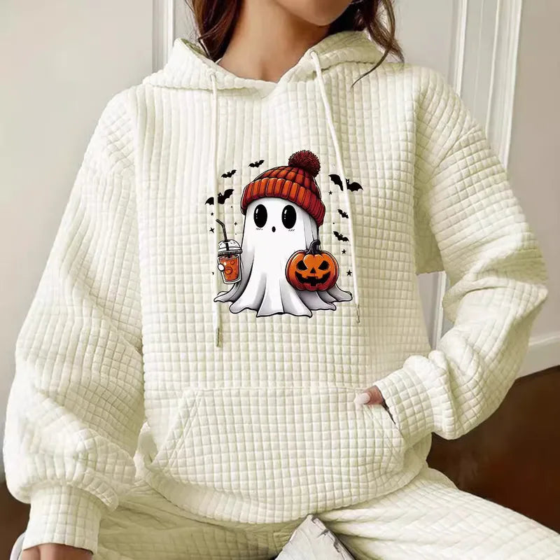 π» Cute Ghost Hoodie - Grey Or Cream π»