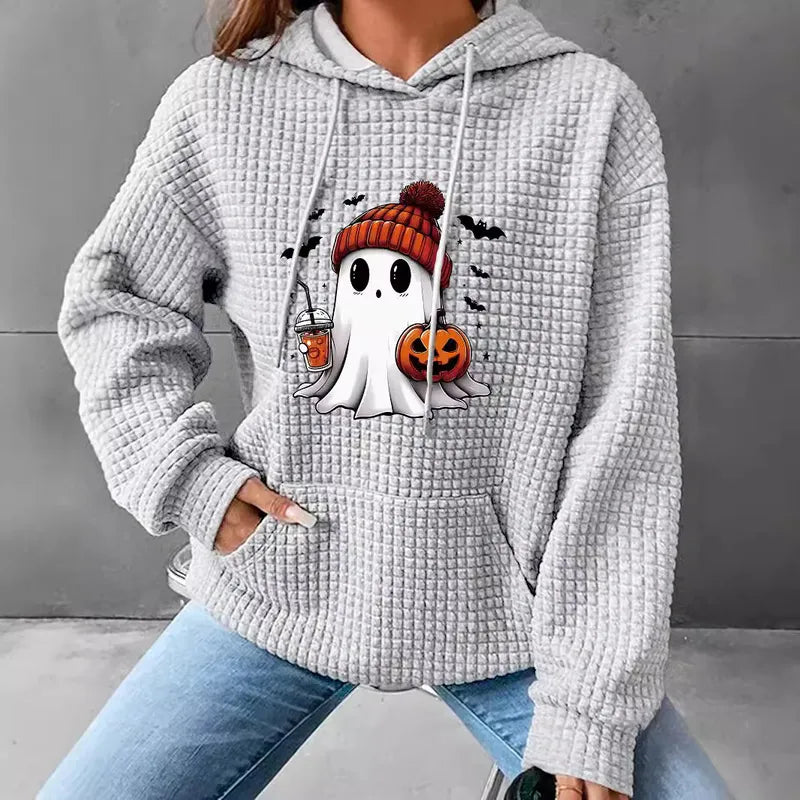 π» Cute Ghost Hoodie - Grey Or Cream π»