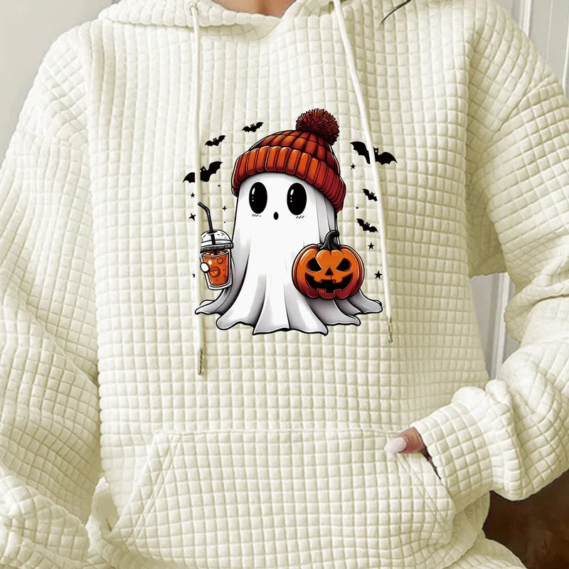 π» Cute Ghost Hoodie - Grey Or Cream π»