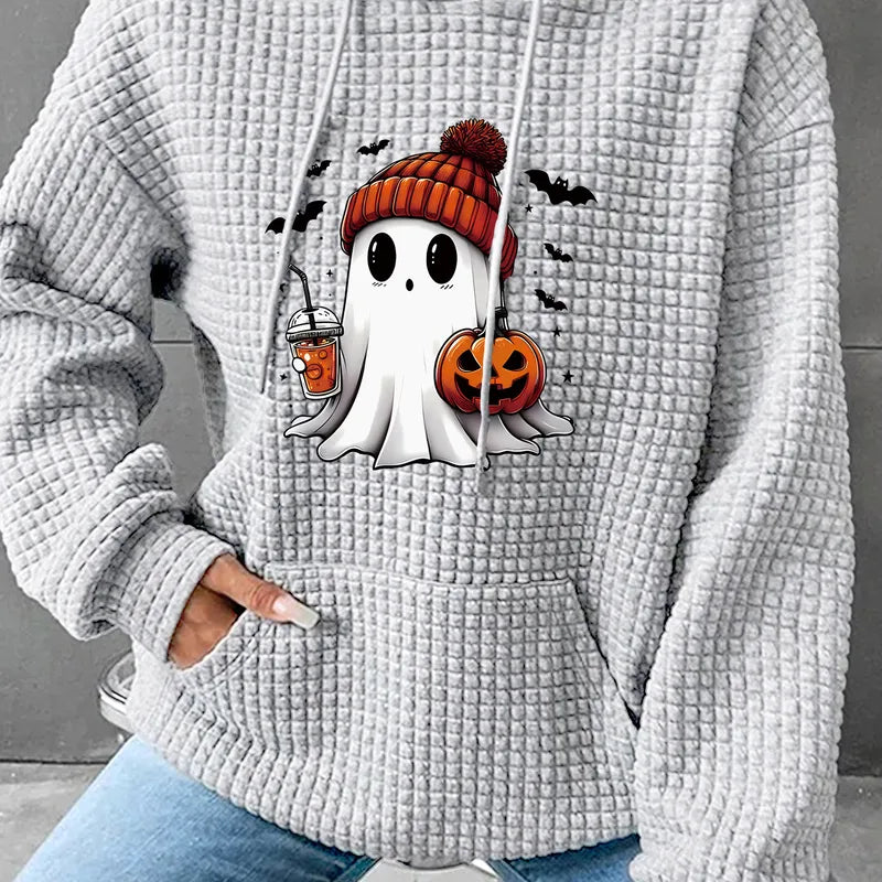 π» Cute Ghost Hoodie - Grey Or Cream π»