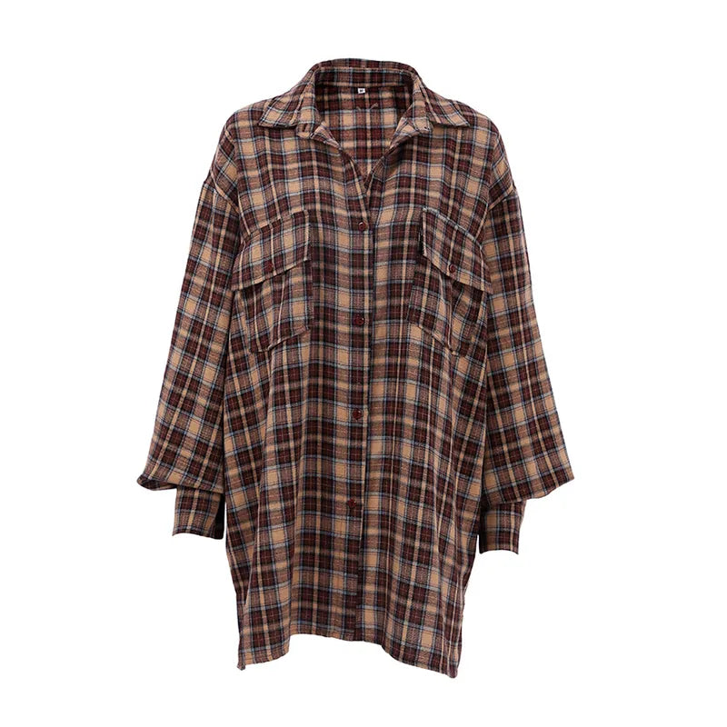 đ¤ Khaki/Brown Long Sleeve Cotton Shirt đ¤
