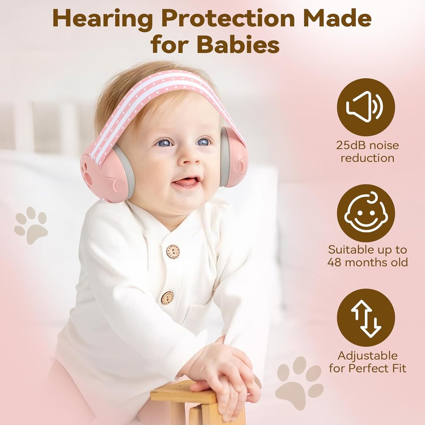 🍼 2-in-1 Baby Ear Defenders – Protect Little Ears in Comfort From 0-5yrs 🍼