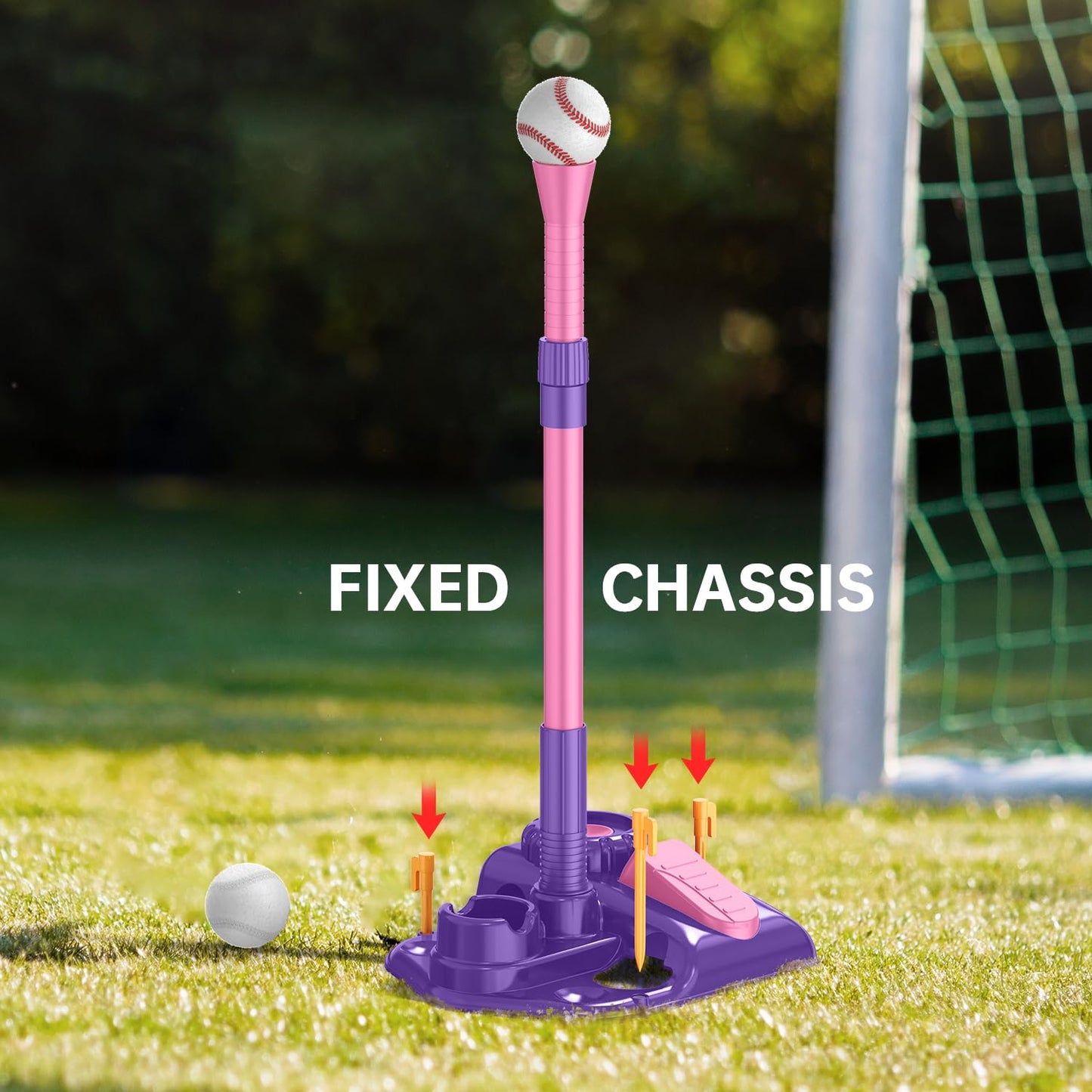 ⚾ 3-in-1 Kids Tee Ball Set with Batting Tee, Pitching Machine & Retractable Bat ⚾