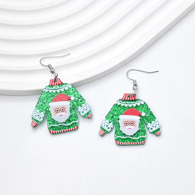 🎄🎅 4pc Christmas Jumper Acrylic Drop Earring Set 🎅🎄
