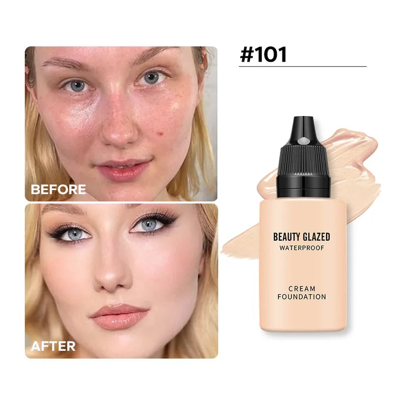 9-Colour Shades Solid Colour Foundation Cream