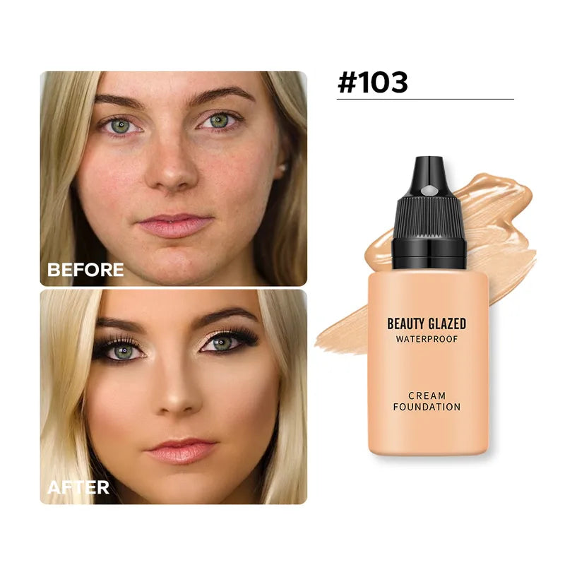 9-Colour Shades Solid Colour Foundation Cream